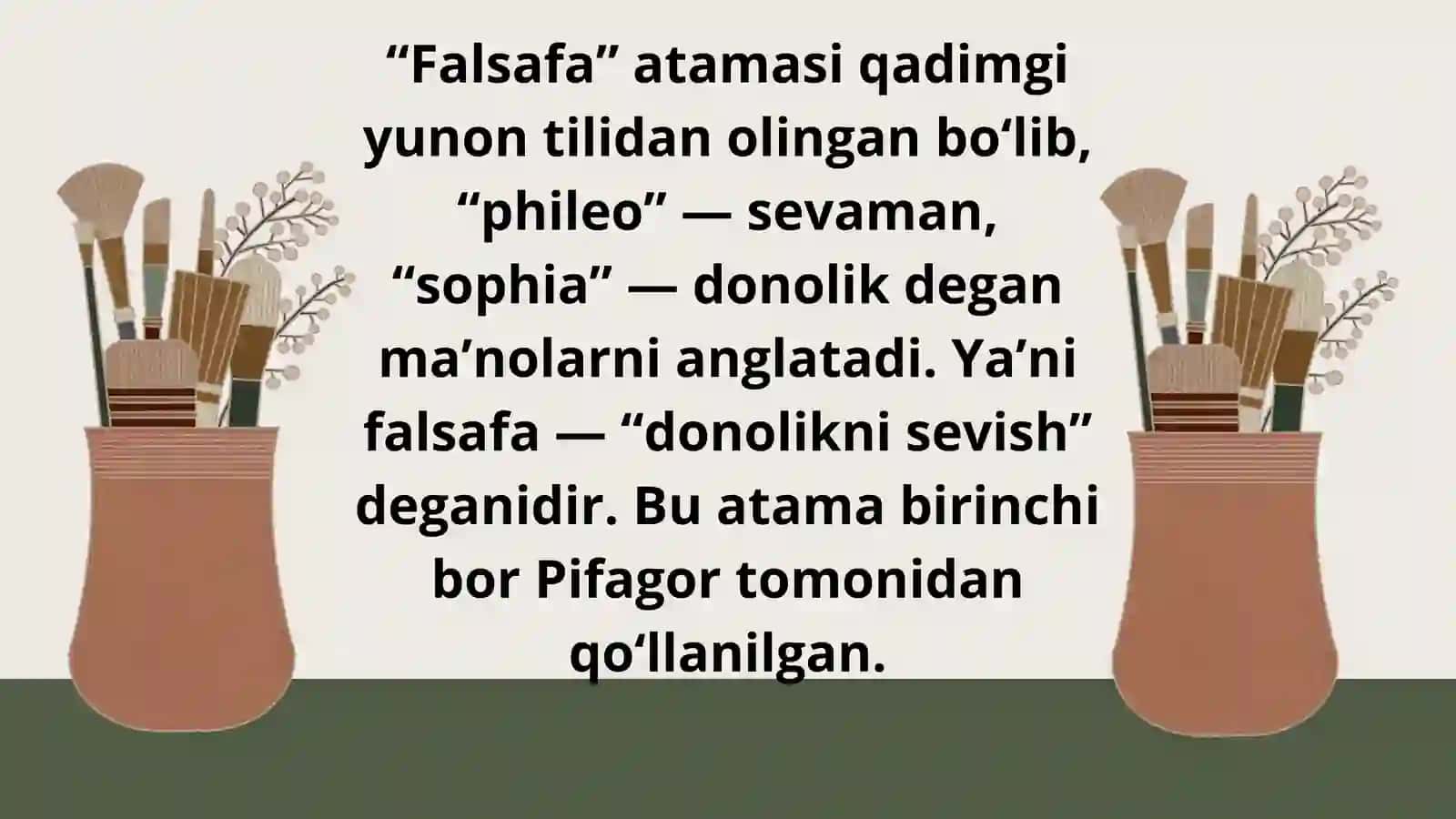 Falsafaning predmeti, maqsadi va vazifalari 4