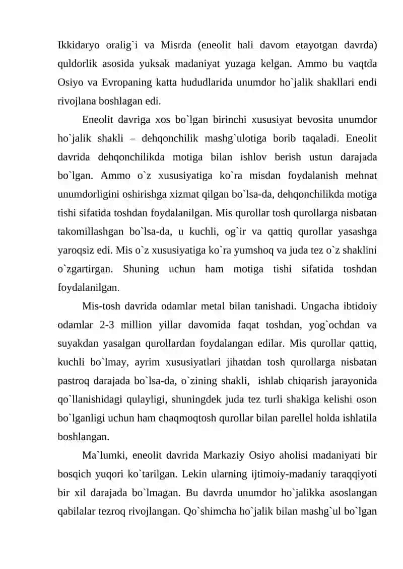 Eneolit davri tarixiy-moddiy jarayonlari 4