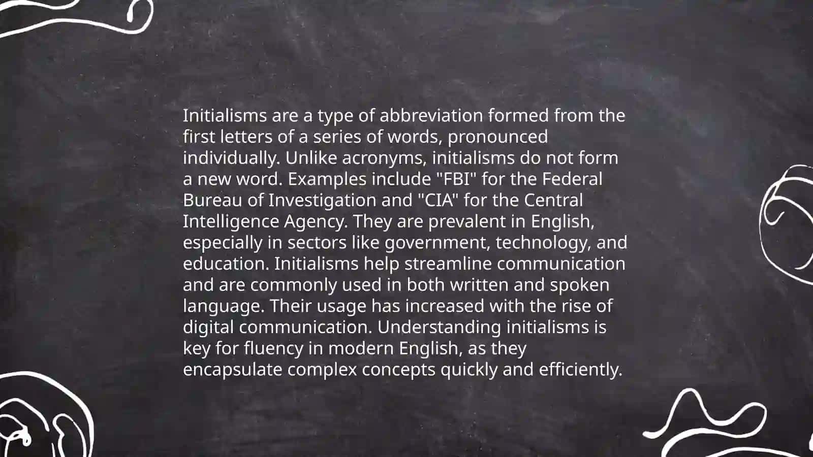 Lexical abbreviations 4