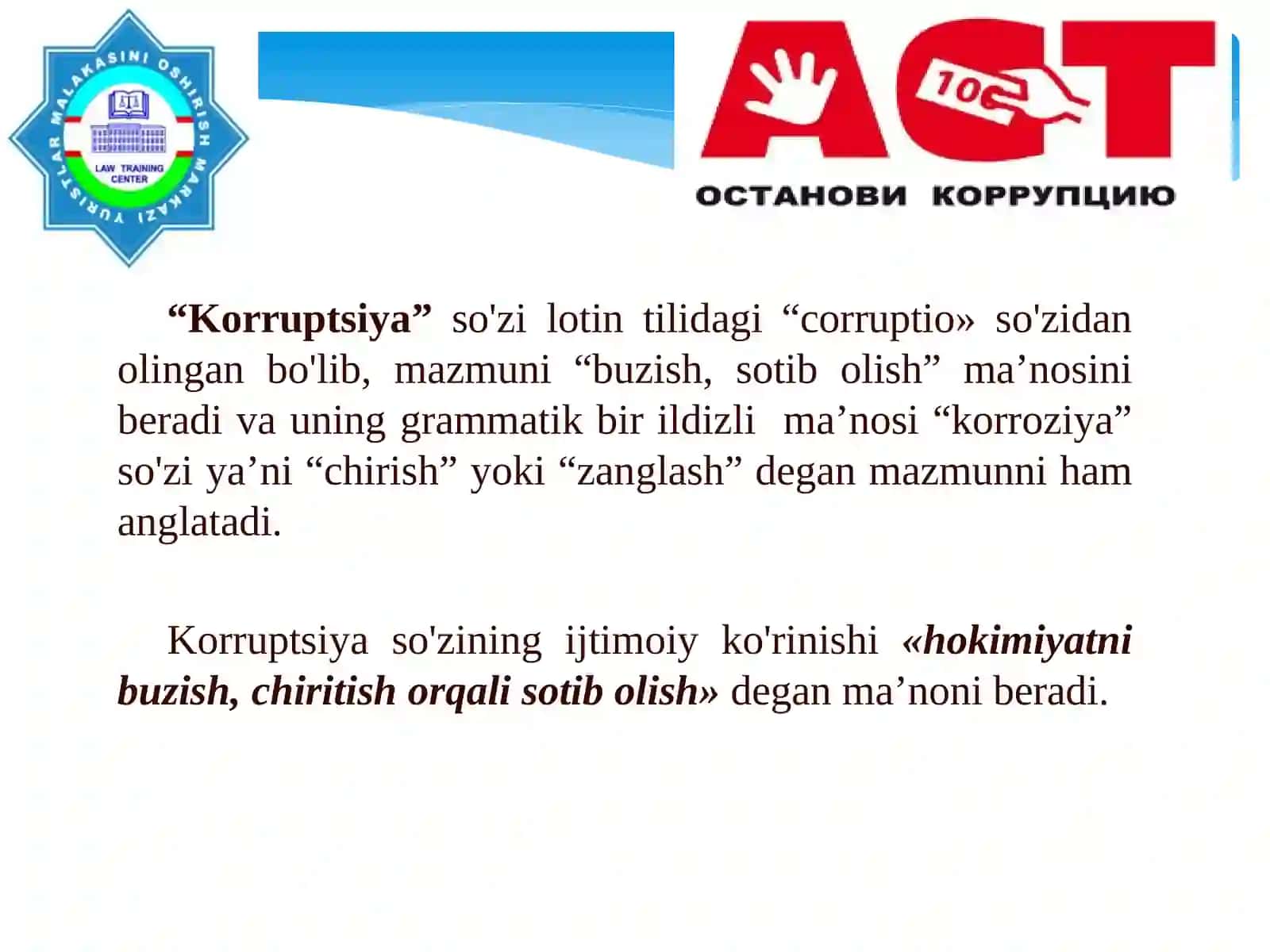 Global korrupsiya ijtimoiy madaniy inqiroz sifatida 4