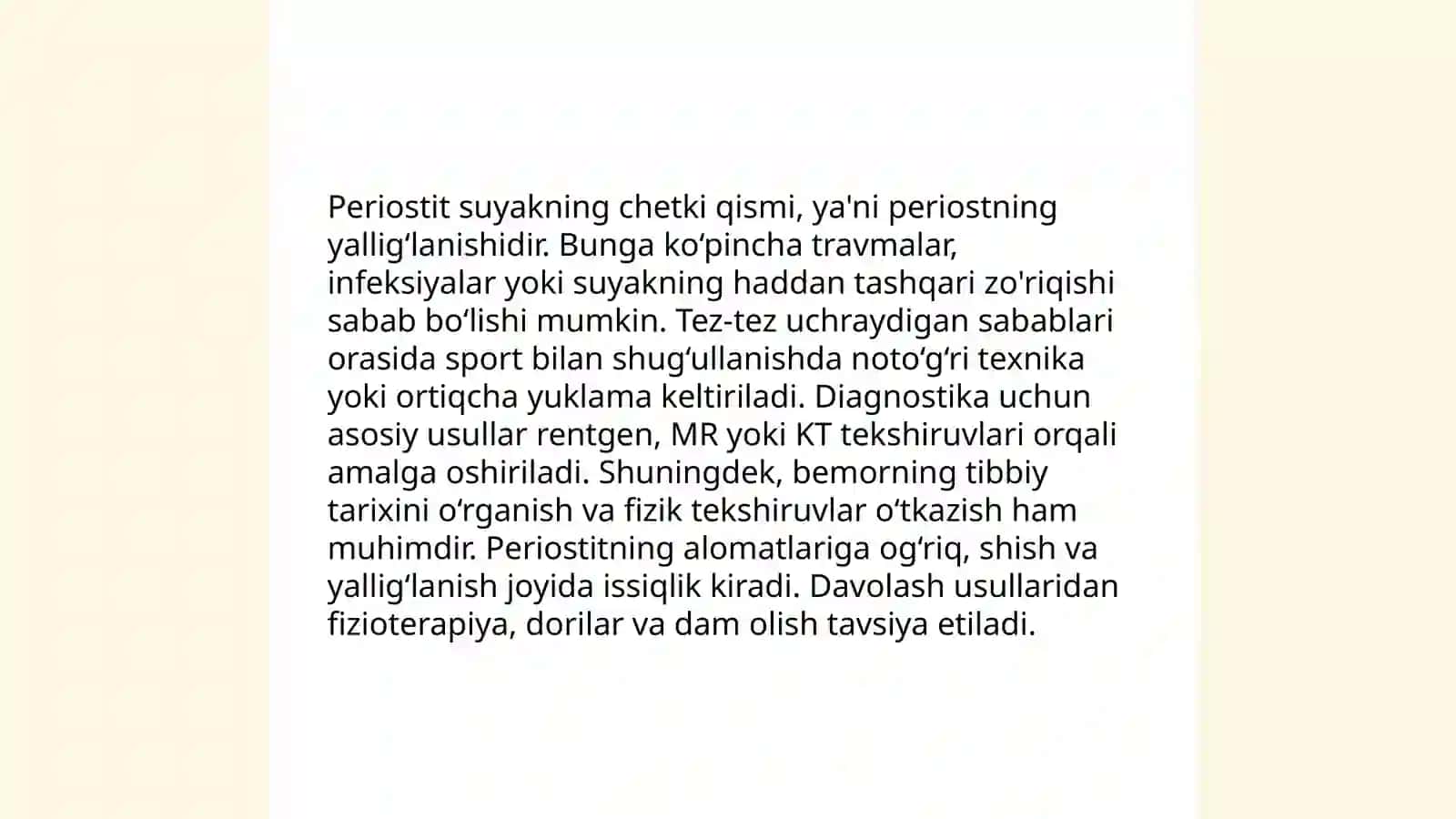 Yuz jag sohasining yalliglanish kasalliklari periosit flegmona abses ostemielit 4