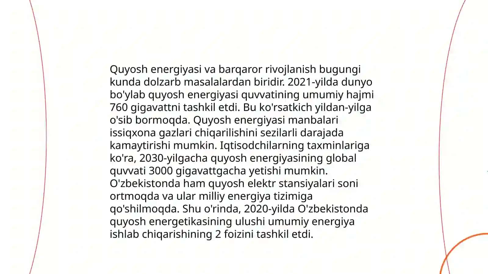 Yashil energiya iqtisodiy jihatdan barqaror rivojlanish omili sifatida 4