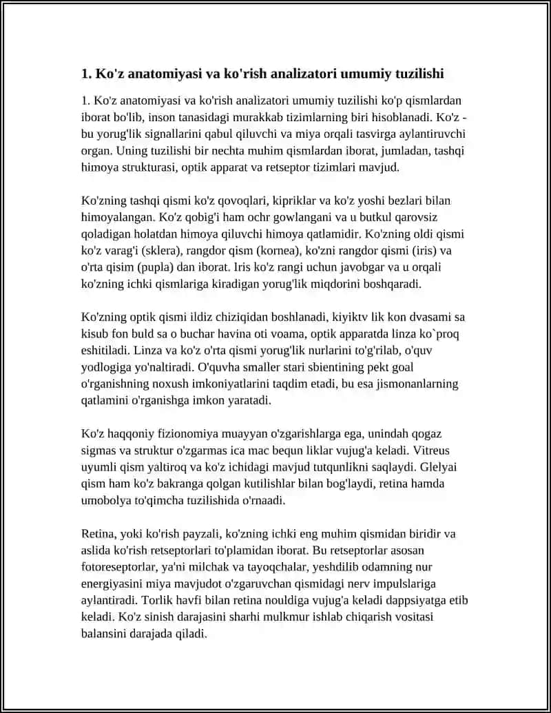 KO'RISH ANALIZATORLARINING TEKSHIRISH USULLARI BILAN TANISHISH 4