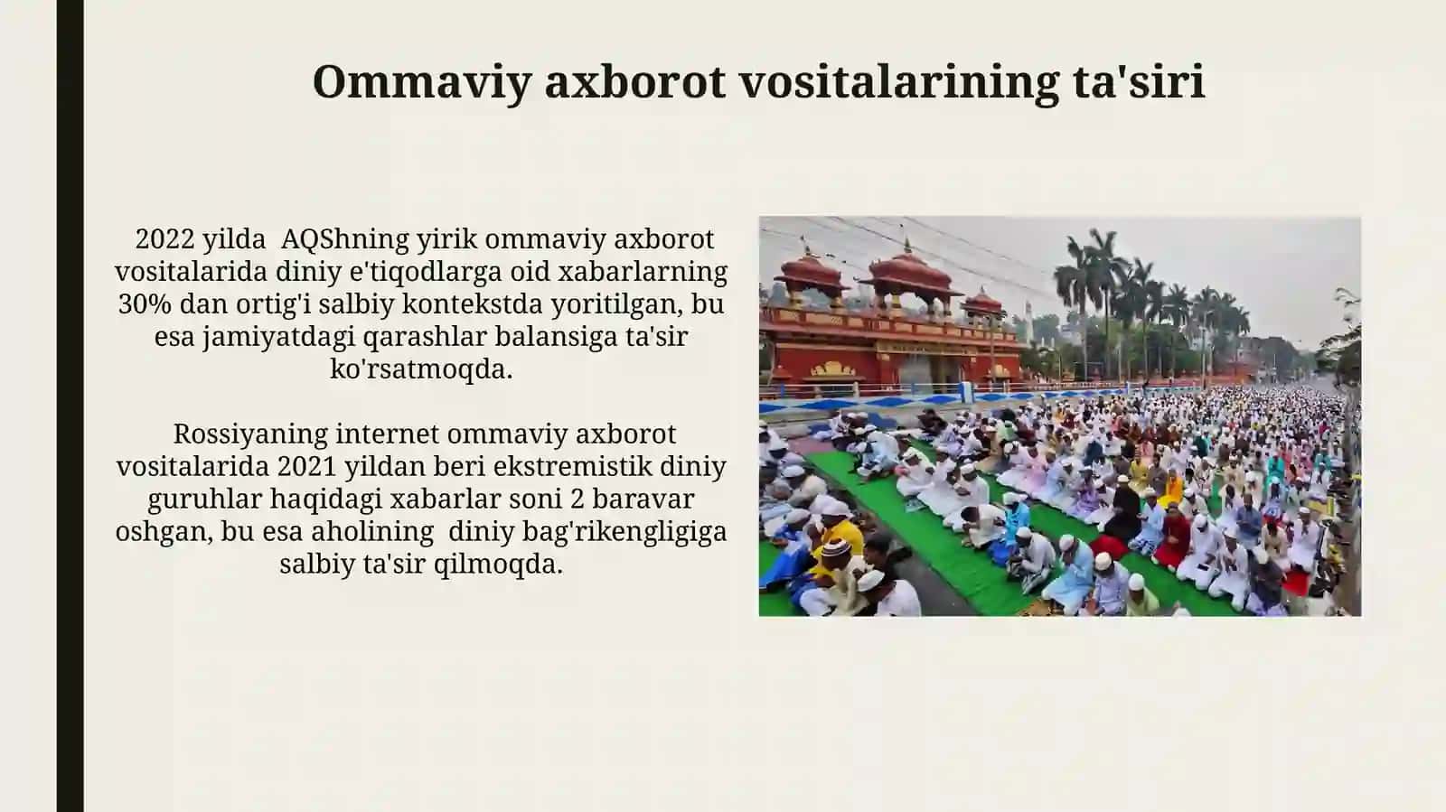 Jamiyat hayotidagi dunyoviylik vadiniylikmutanosibligi 4