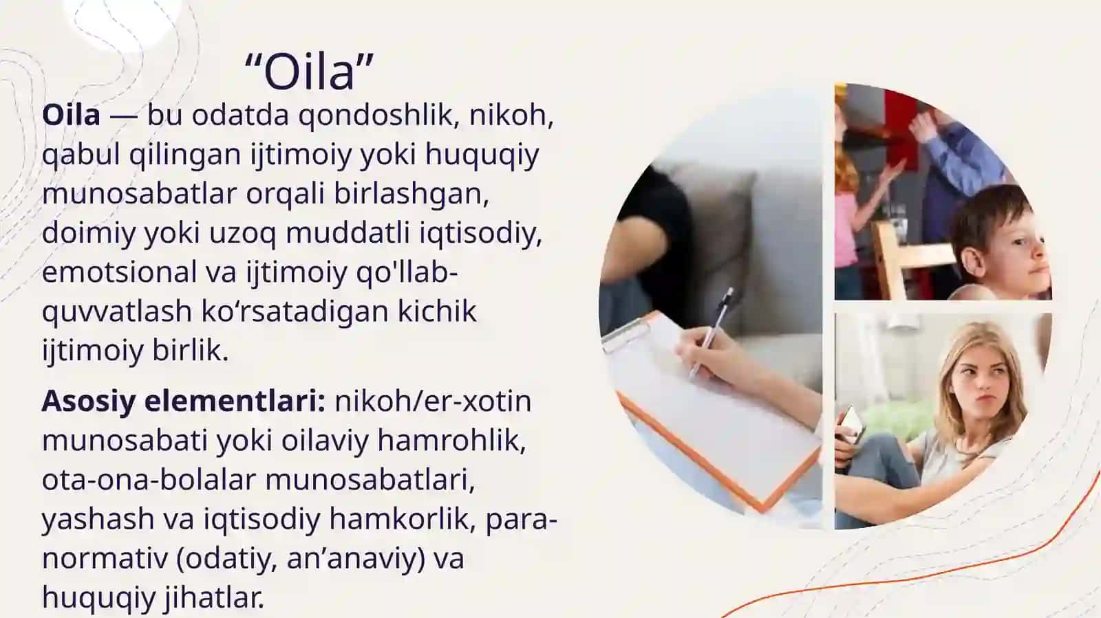 Oilaning funksiyalari, tiplari va rollari 4