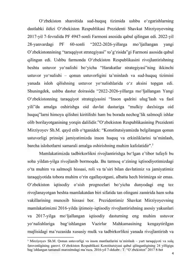 TADBIRKORLIK SOHASIDA ZARARLARNI QOPLASH – HUQUQLARNI HIMOYA QILISH SHAKLI SIFATIDA 4