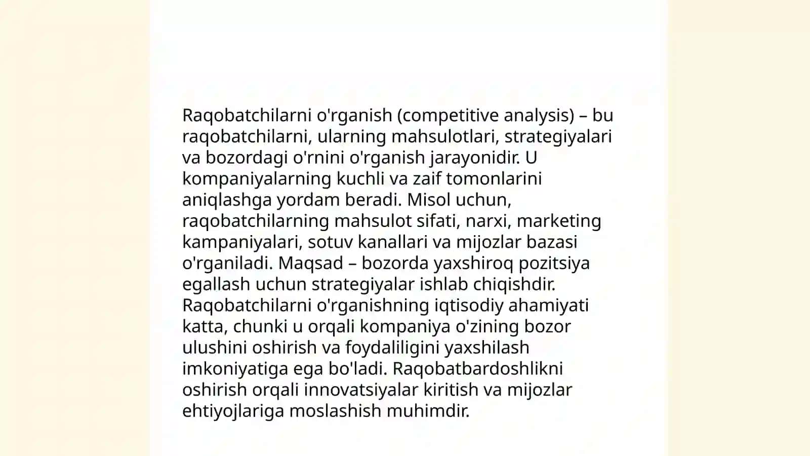 Bozor tadqiqoti va tahlili 4