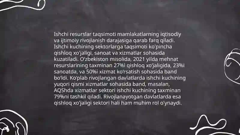 Mehnat resurslari bilan ta'minlangan va mehnat unumdorligi tahlili 4