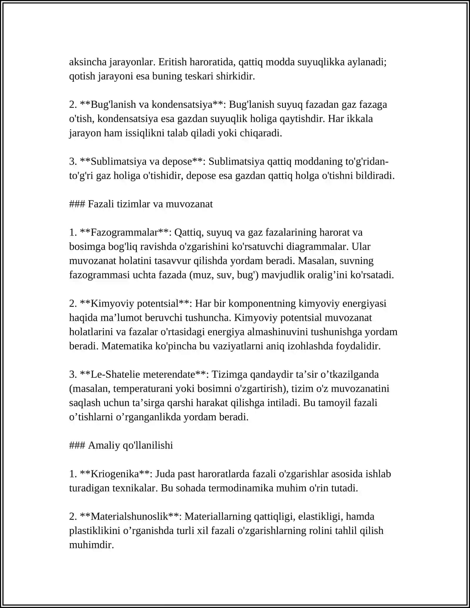 KIMYOVIY TEXNOLOGIYADA FAZALI TIZMALARINI OʻRGANISH 4
