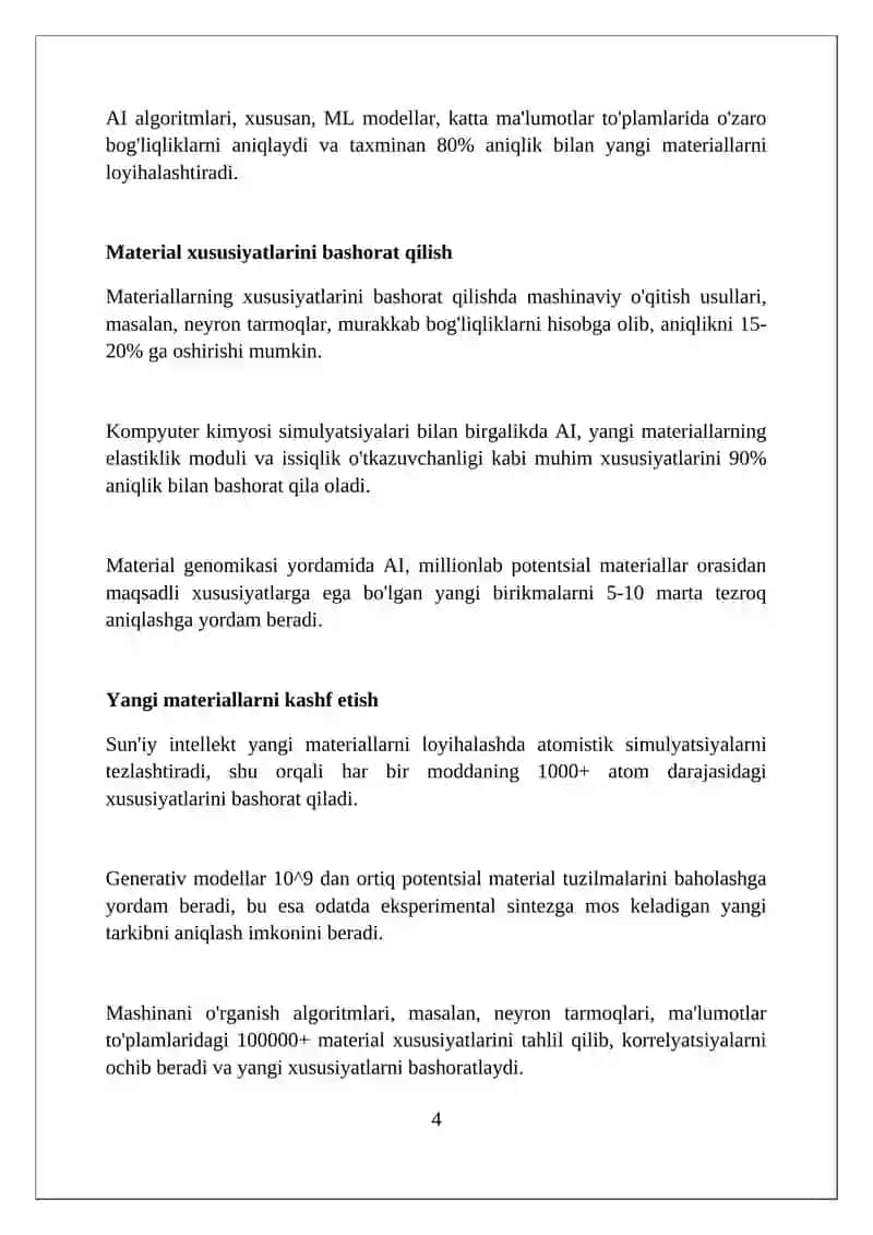 SI yordamida yangi materiallar yaratish 4