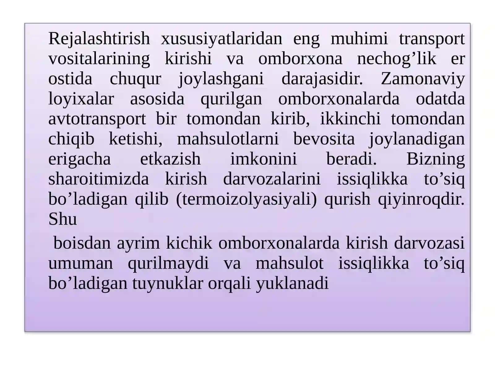 SAQLASH OMBORLARI TURLARI VATUZILISHI 4