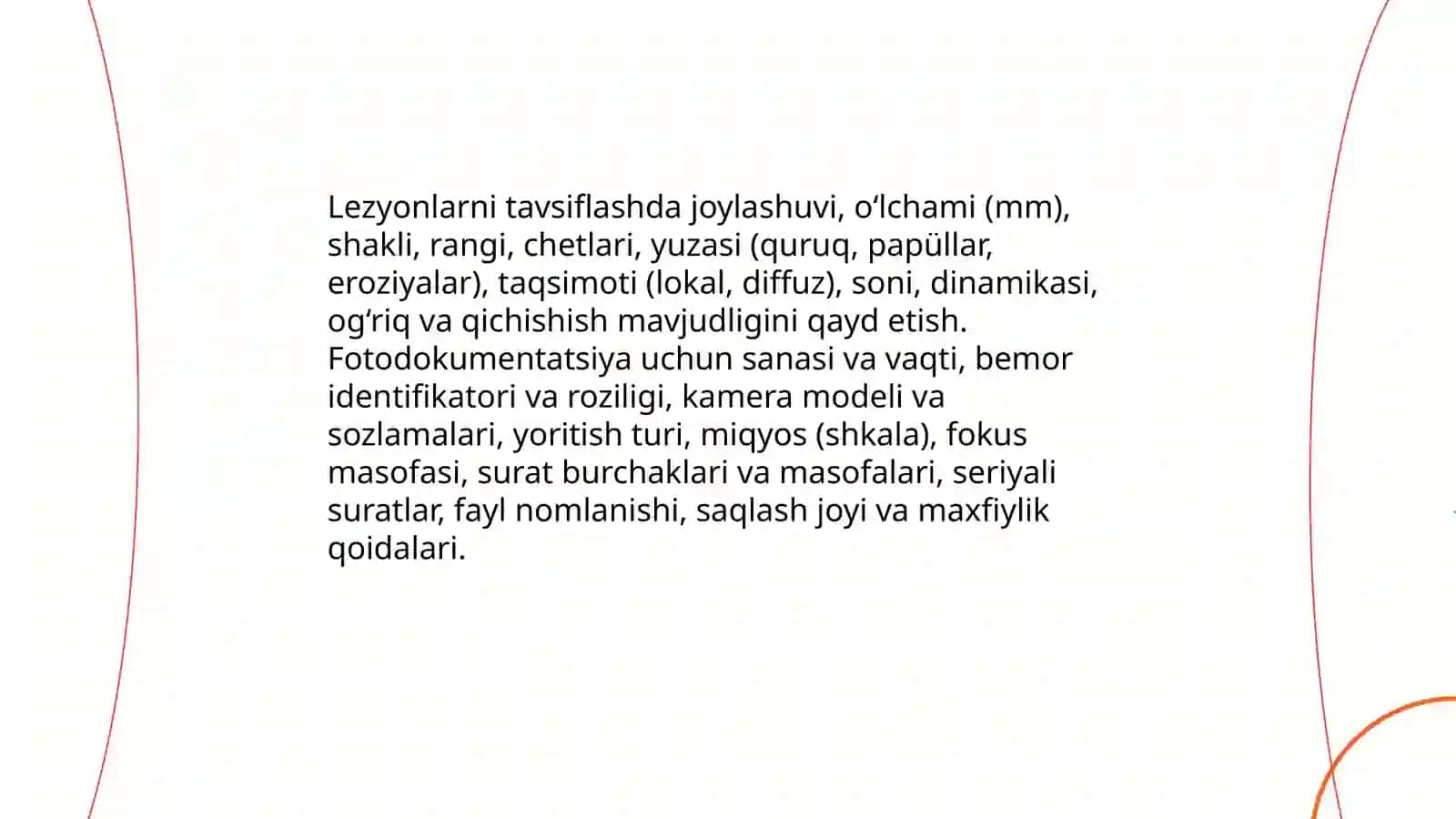 Teri kasalliklari bilan kasallangan bemorlarni kuzatish va parvarish qilish 4