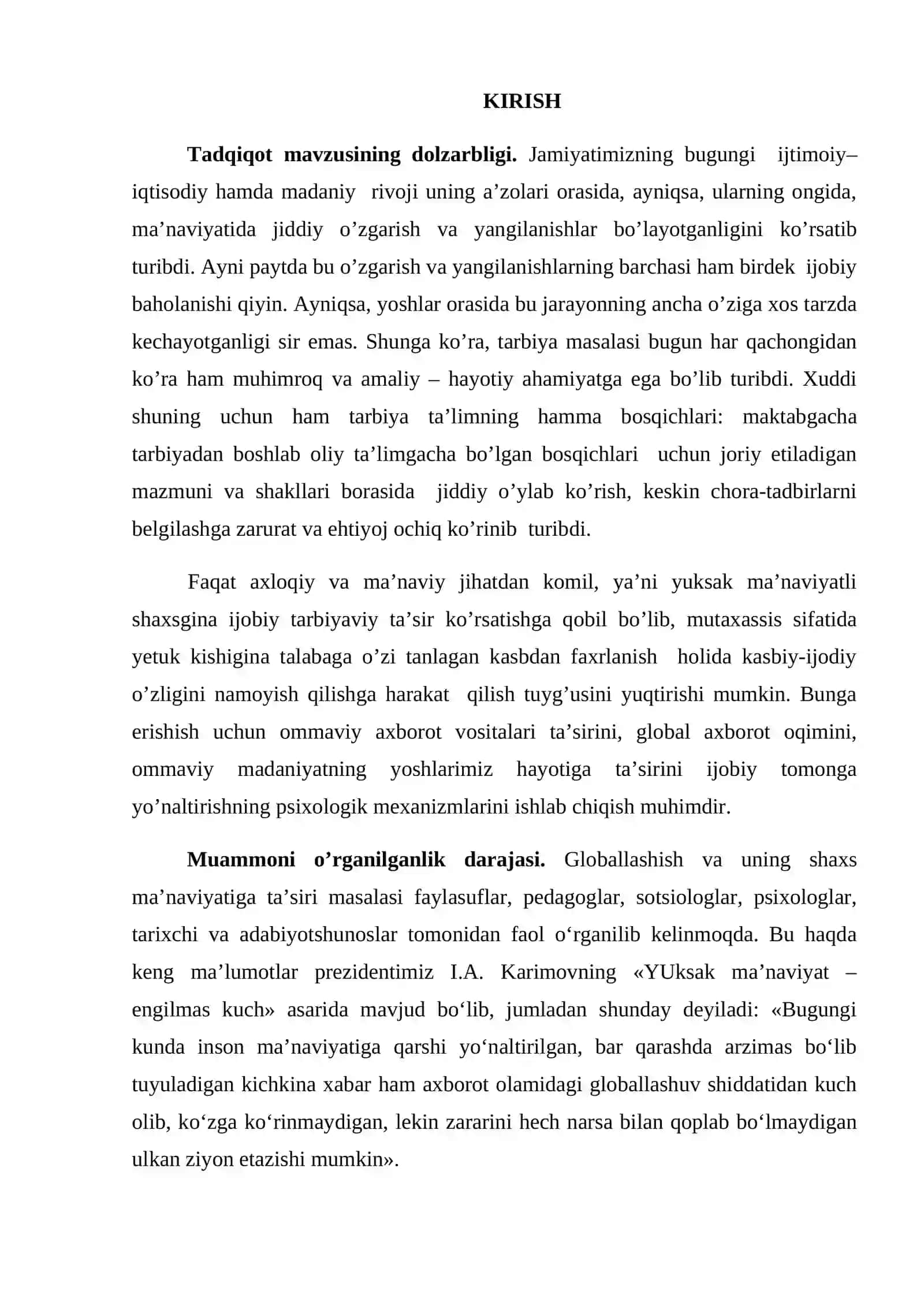 SHAXS MA’NAVIY-AXLOQIY DARAJASINI ANIQLASH USULLARI 4