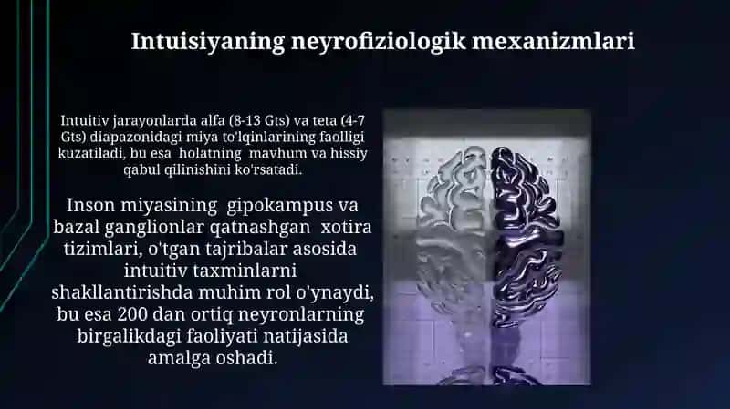 Sezgi haqida tushuncha va uning nerv fizalogik asosi 4