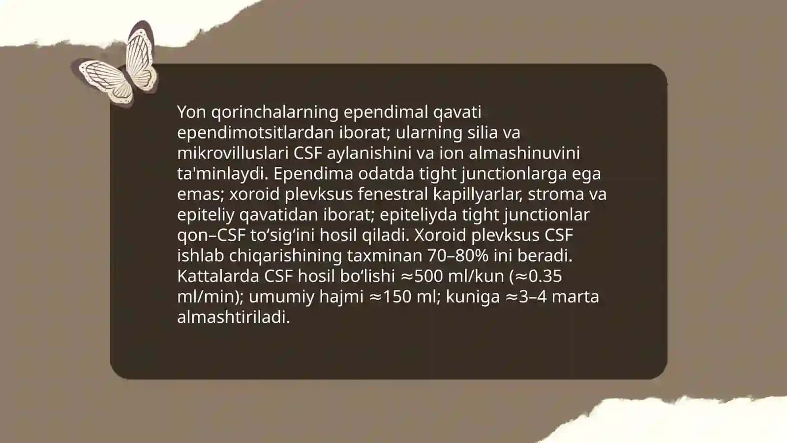 Yon qorinchalar bazal ōzaklar 4