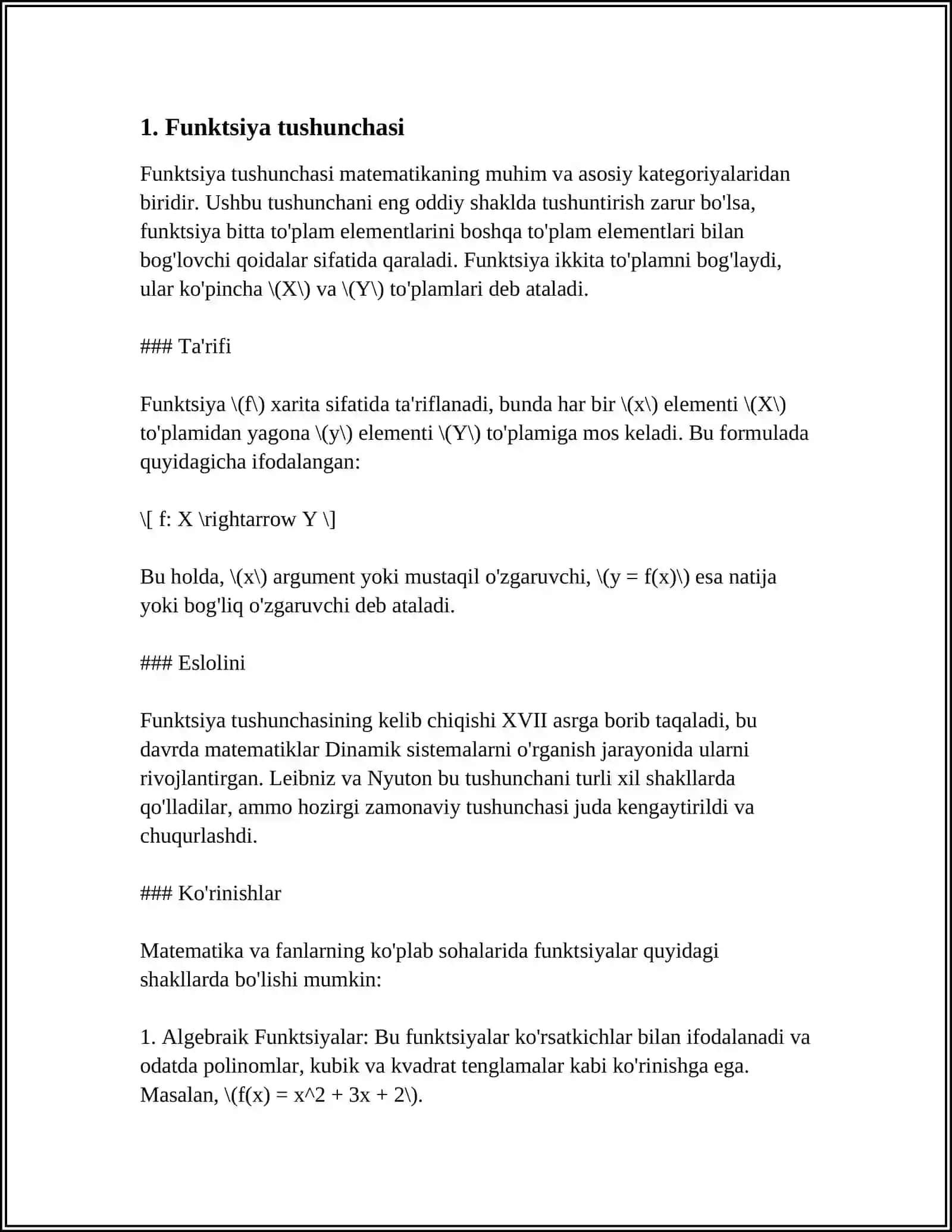 BOSHLANG'ICH FUNKSIYA VA ANIQMAS INTEGRAL TUSHUNCHALARI 4