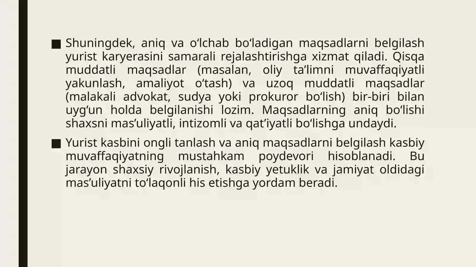 Muvaffaqiyatli yurist karyerasini rejalashtirish usullari 4