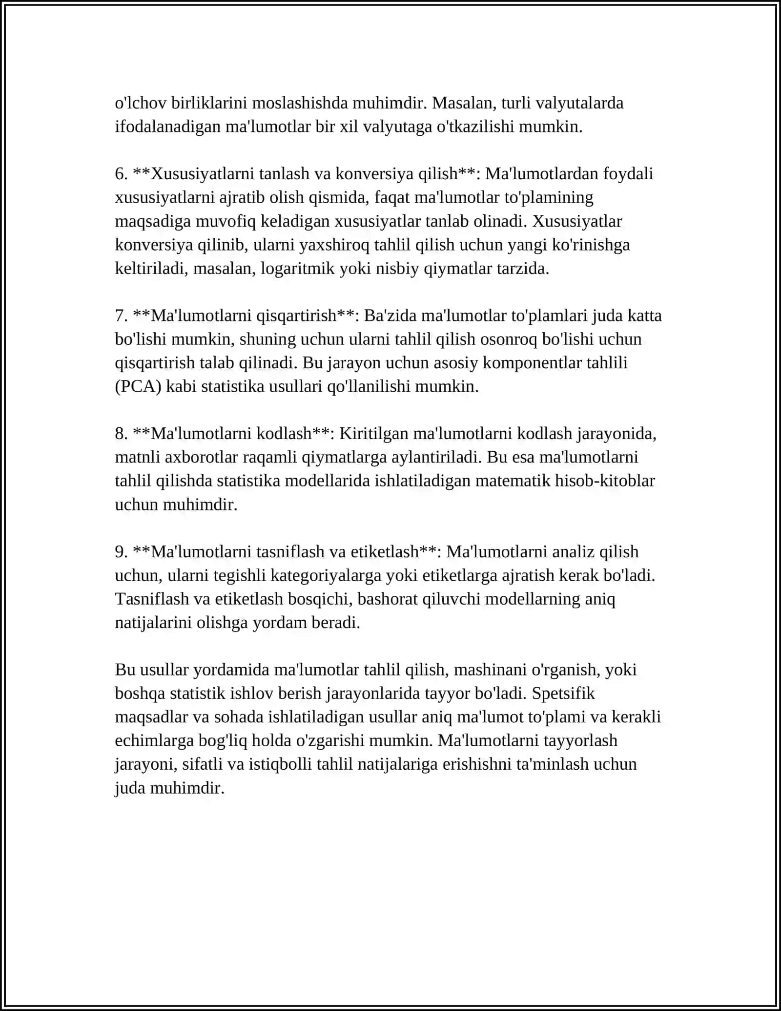 SHAXSNING O'RGANISH METODLARI 4