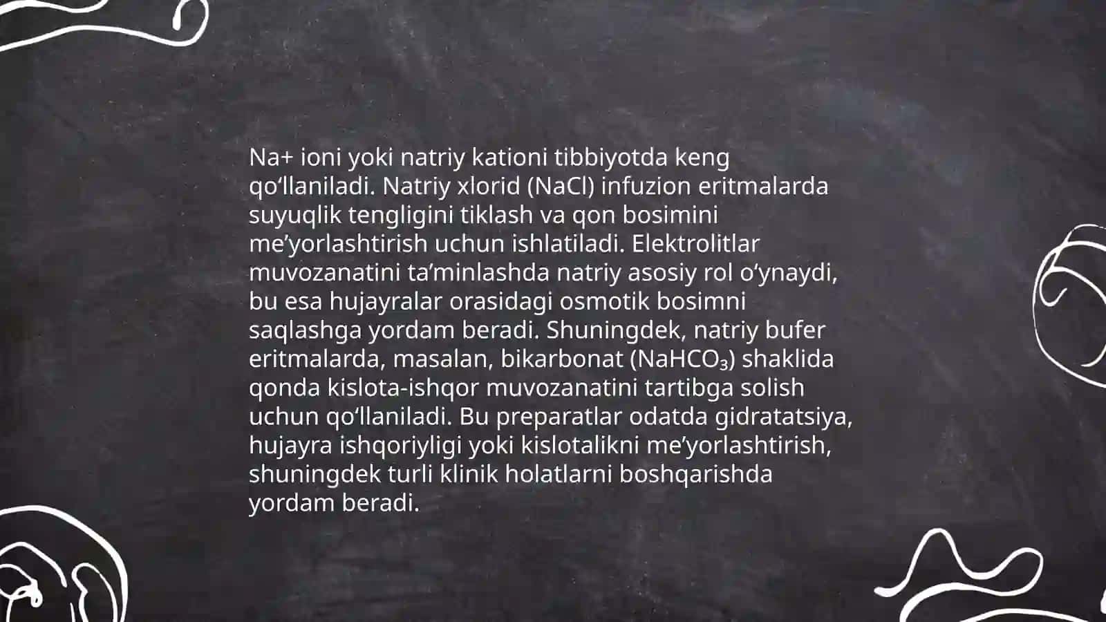 Li+, Na+ kationini tibbiyotda qo‘llanishi va analitik reaksiyalari 4