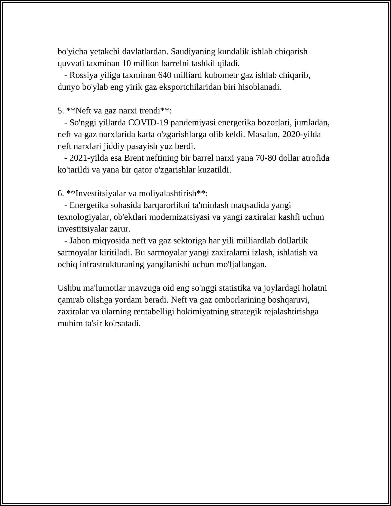 MAVJUD NEFT GAZ OMBORLARINI ANIQLASH VA O’RGANISH 4