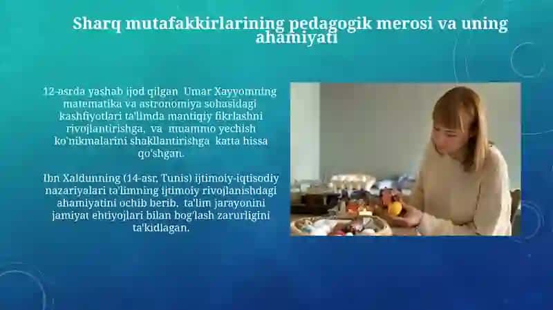 Sharq mutaffakirlarining pedagogik qarashlari 4