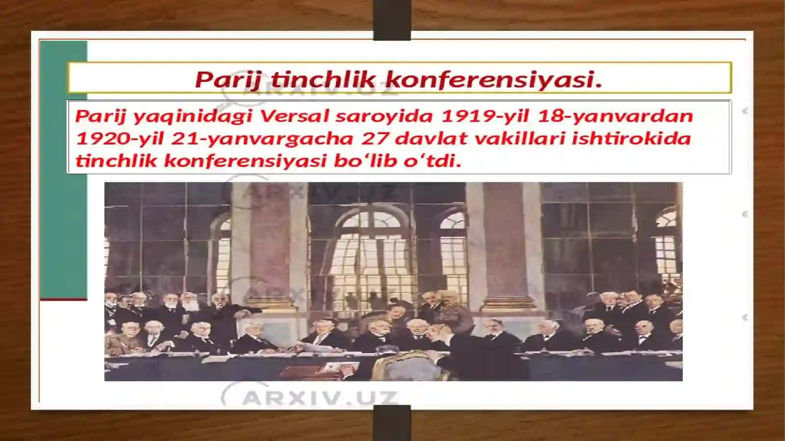 BIRINCHI VA IKKINCHI JAHON URUSHLARIORALIG‘IDAGI XALQARO MUNOSABATLAR VA DIPLOMATIYA 4