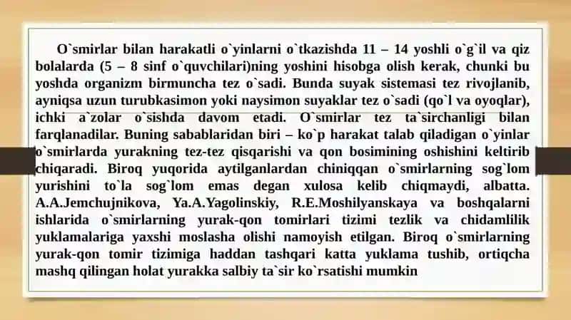 MILLIY VA HARAKATLI O’YINLARNI O’QITISH METODIKASI 4