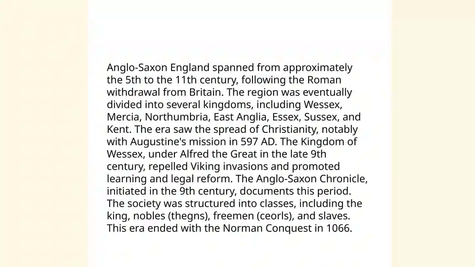 The history of Great Britain 4