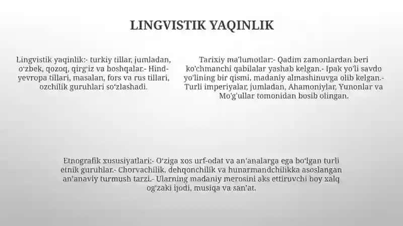 Osiyo Xalqlarining Tarixiy-Etnologik Tavsifi 4