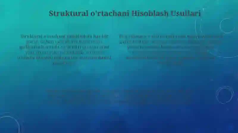 Struktural o'rtachalar: Ta'rif va Mohiyat 4