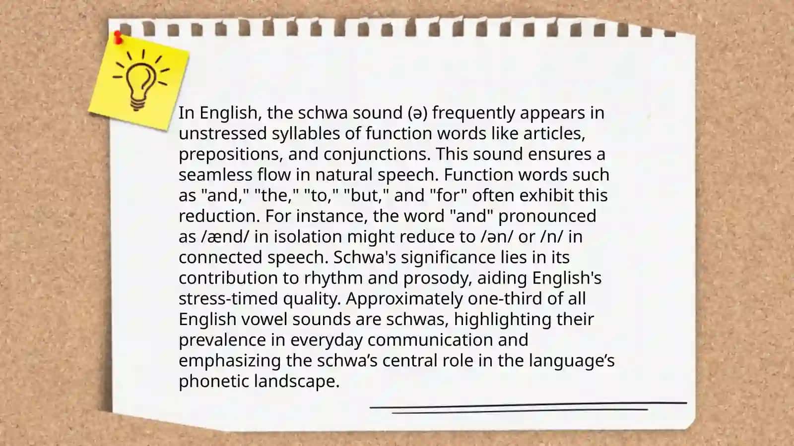 Practice the Schwa sound 4