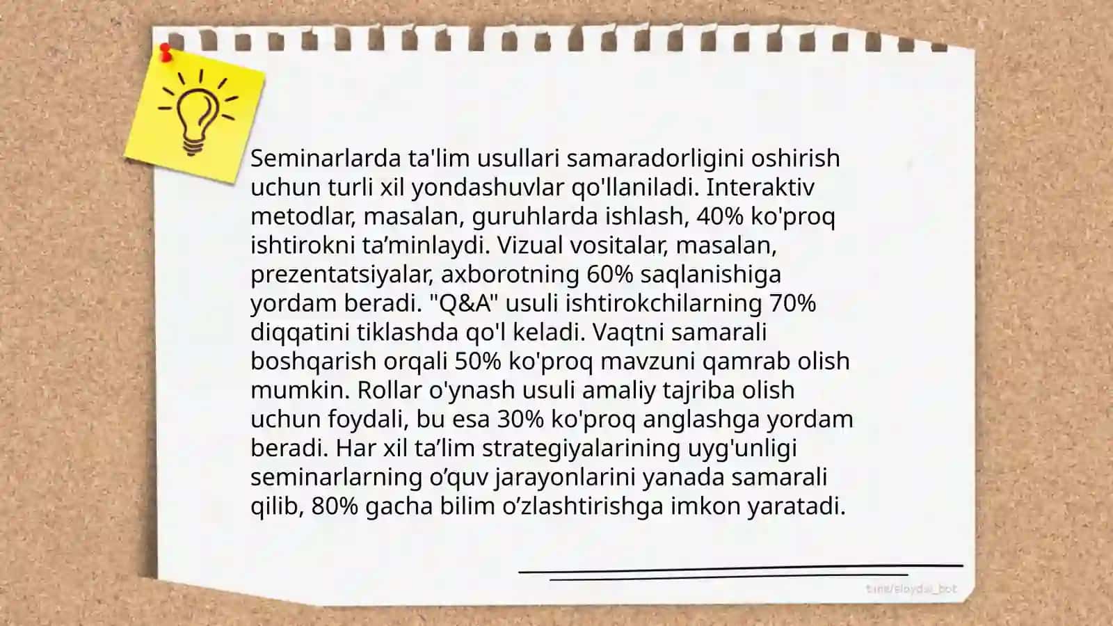 Ta'limning tashkiliy shakllari va metodlari 4