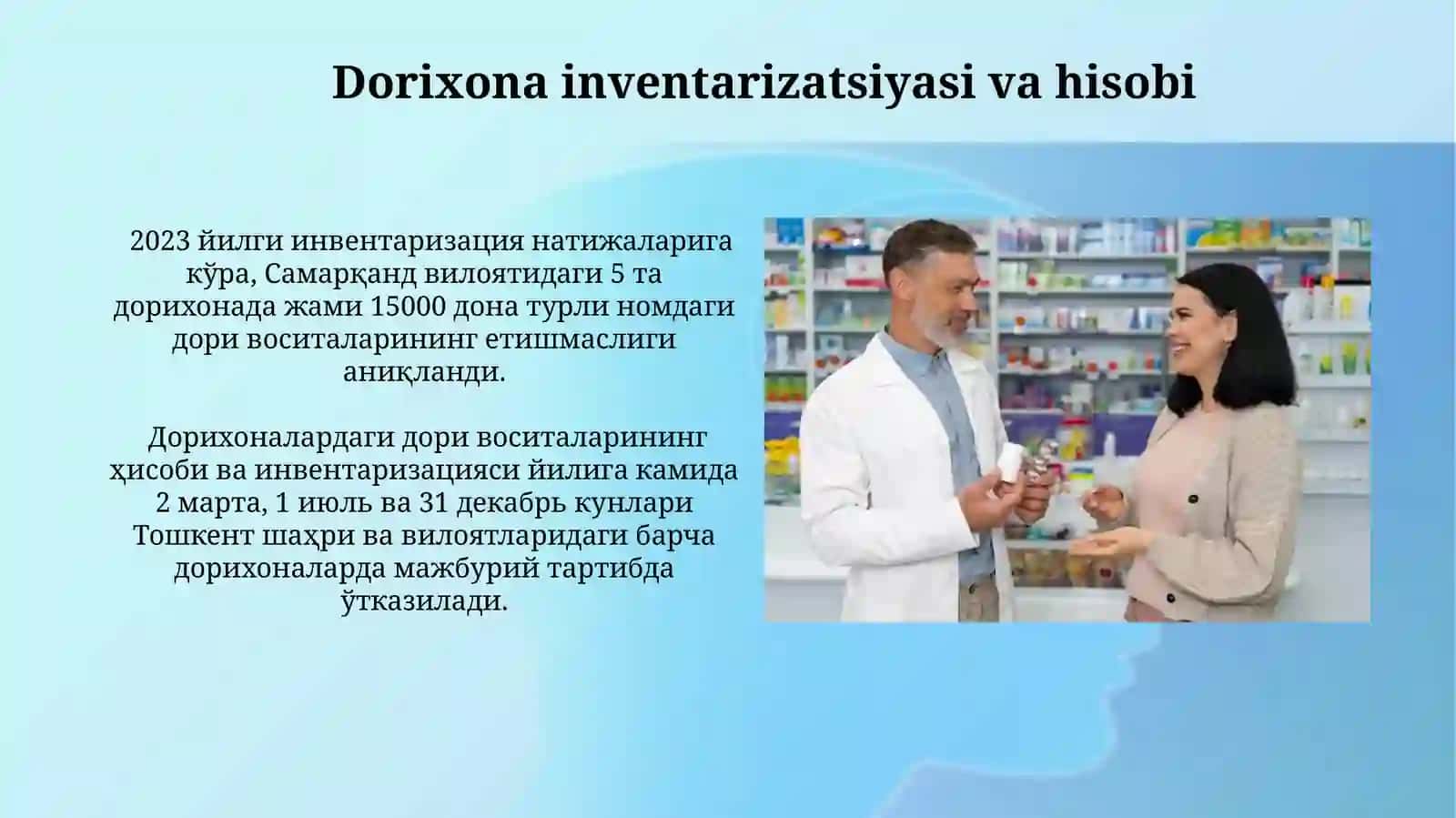 Turli mulkchilik shaklidagi dorixonalar ishini tashkil qilish 4
