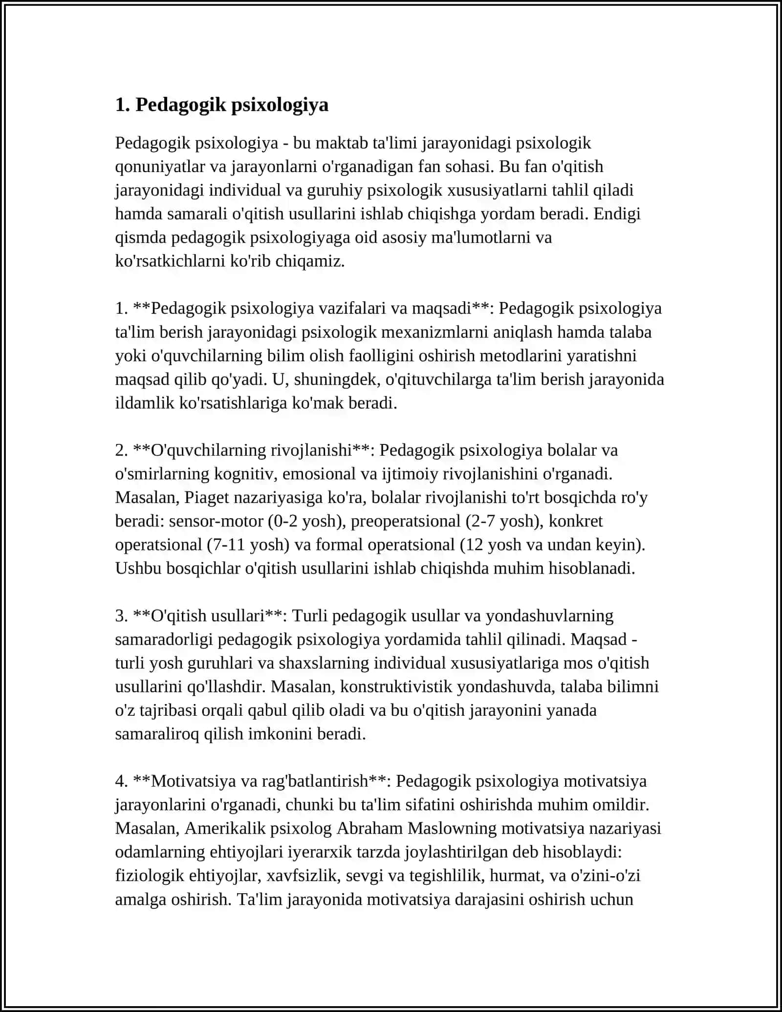 QO'QON DAVLAT PEDAGOGIKA INSTITUTI PSIXOLOGIYA KAFEDRASI 4