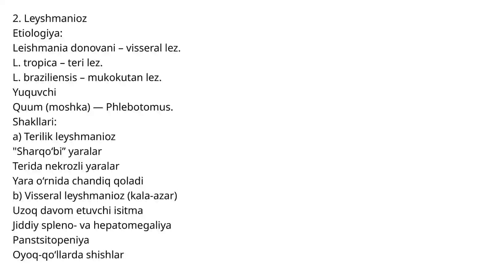 Parazitar infeksiyalar va zamburug‘ infeksiyalari 4