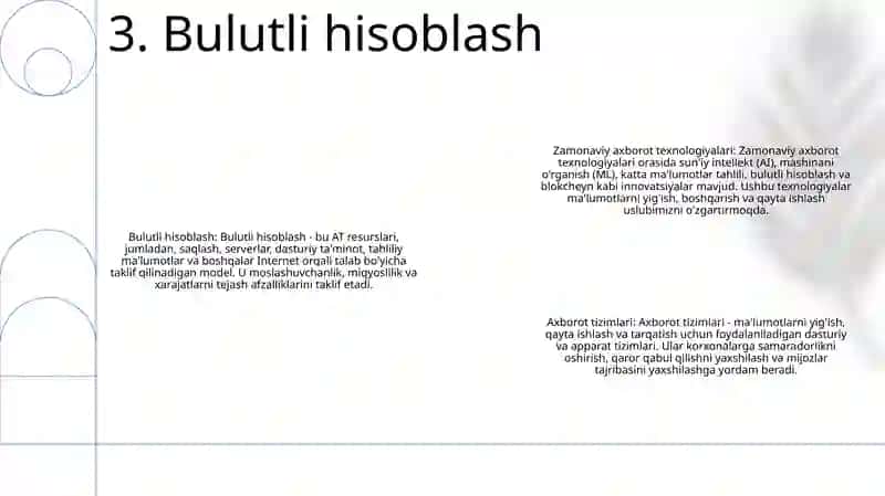 Zamonaviy Axborot Texnologiyalari Va Tizimlari 4