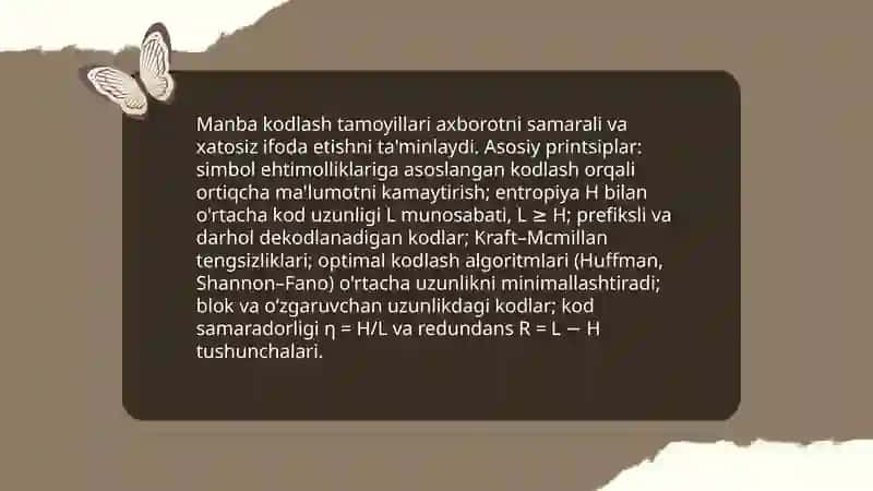 Informatsiyani kodlash mexanizmlari 4