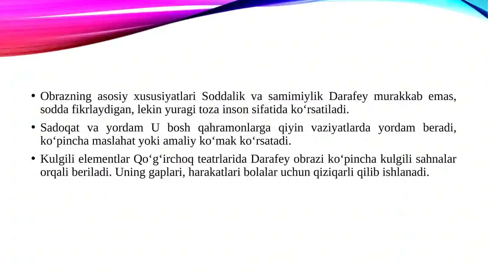 Alyonushka spektaklidan Darafey haqida ma'lumot 4