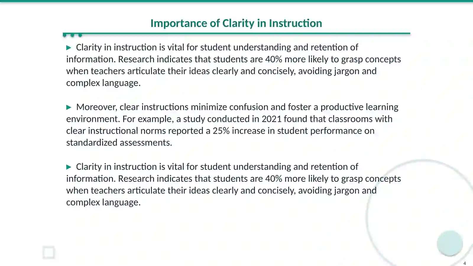 Norms of Teacher’s Speech 4