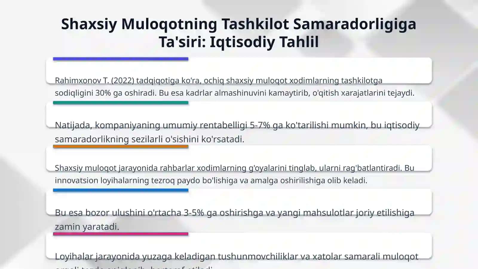 Rahbarlikda shaxs muloqotining o'rni 4