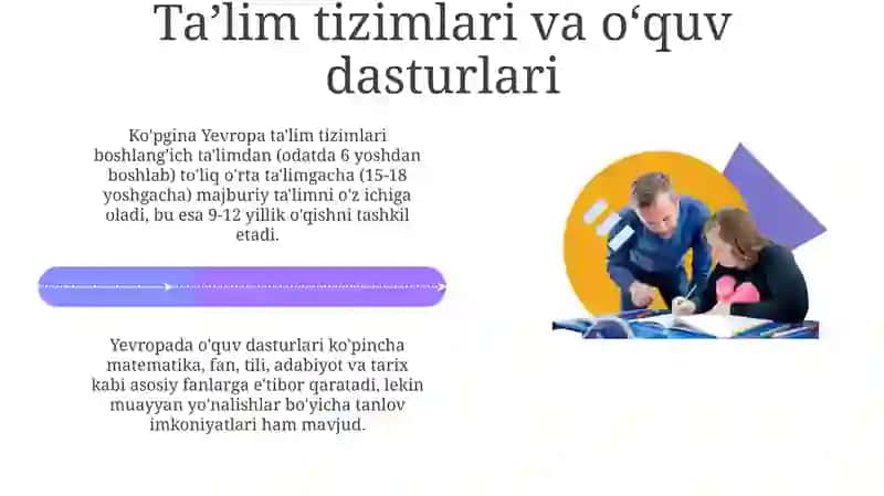 Yevropa taʼlimining tarixi va rivojlanishi 4