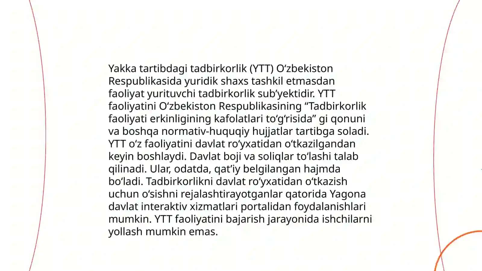 Yakka tartibdagi tadbirkorlarning daromadlariga soliq solishning o‘ziga xos xususiyatlari 4