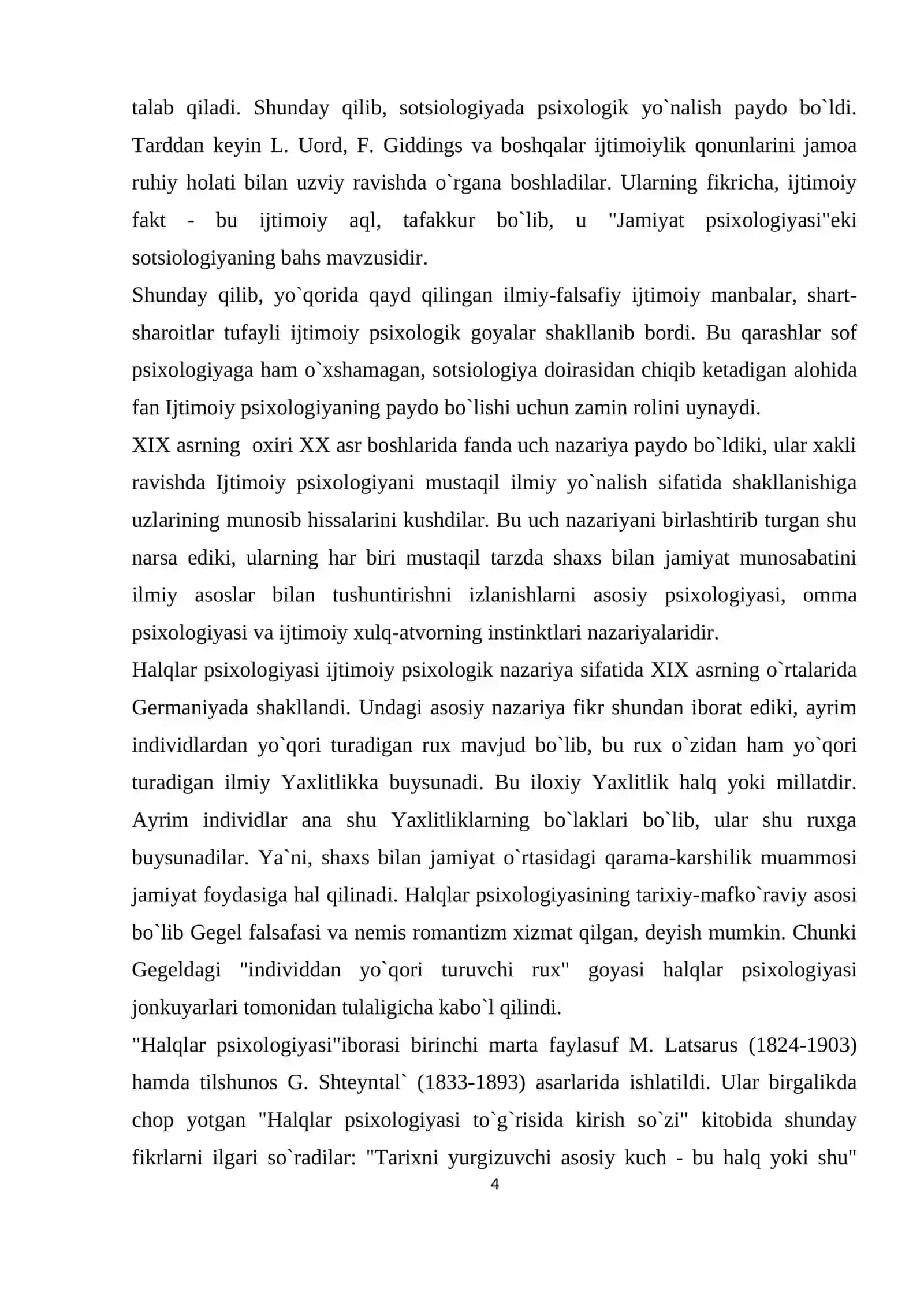Ijtimoiy psixologiyaning uch nazariy manbasi va ularning bugungi kundagi ahamiyati 4