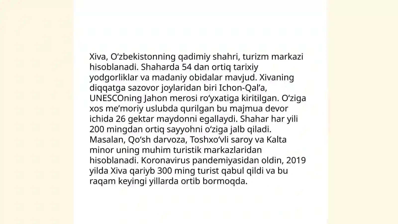 Xiva yubileyining xalqaro miqyosida nishonlanishi 4