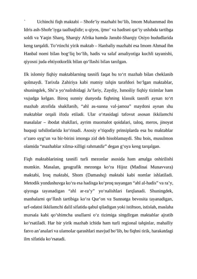 Islom fiqhi maktablari 4
