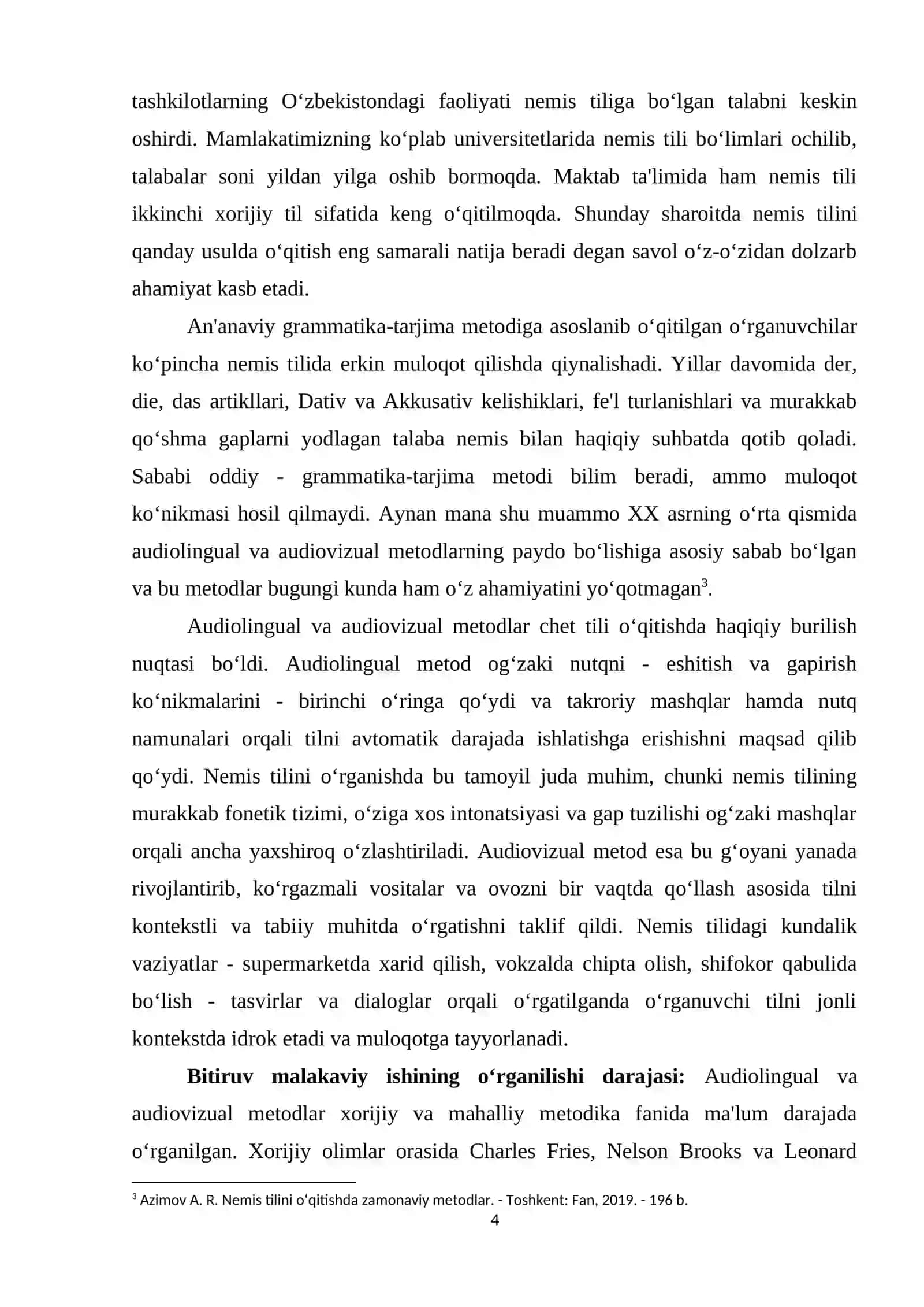 Chet tili ta‘limida audiolingual va audiovizual metodlar 4