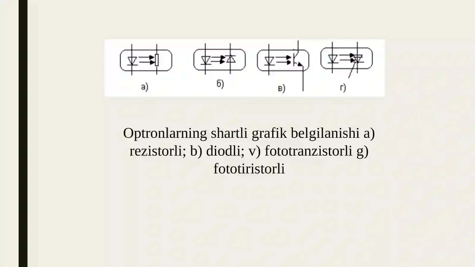Optronlar. Optoelektron imslar 4