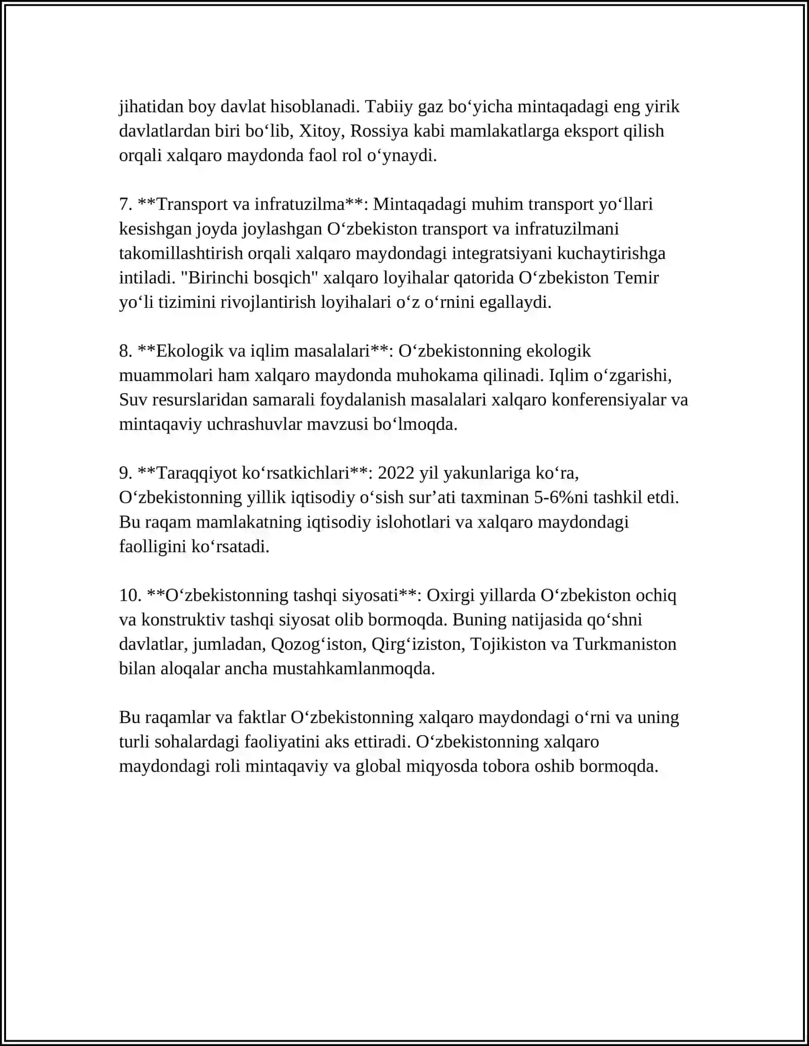 OZBEKISTON VA JAHON XAMJAMIYATI 4