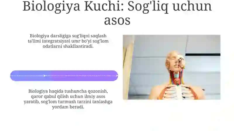 Biologiya Kuchi: Tanani Tushunish 4