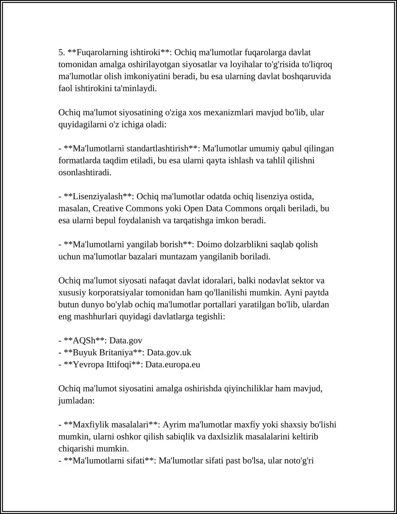 O’ZBЕKISTОNDА АХBОRОTLАSHGАN JАMIYATNING ХUSUSIYATLАRI VА VIRTUАLLАSHTIRISH JАRАYONLАRI 4